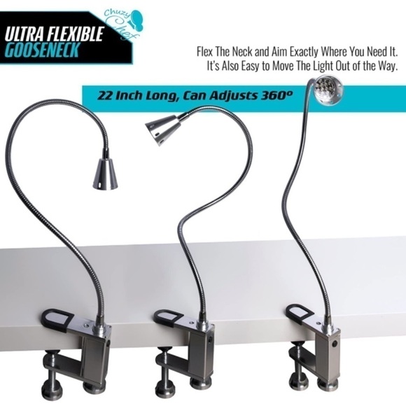 Brand New Magnetic BBQ LED Grill Light Adjustable Flexible Gooseneck Clamp - Picture 7 of 9